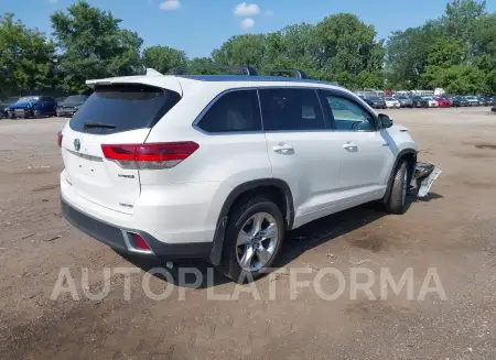 TOYOTA HIGHLANDER HYBRID 2018 vin 5TDDGRFH8JS037777 from auto auction Iaai