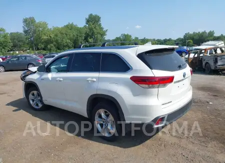 TOYOTA HIGHLANDER HYBRID 2018 vin 5TDDGRFH8JS037777 from auto auction Iaai