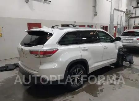 TOYOTA HIGHLANDER 2016 vin 5TDJKRFH2GS350723 from auto auction Iaai