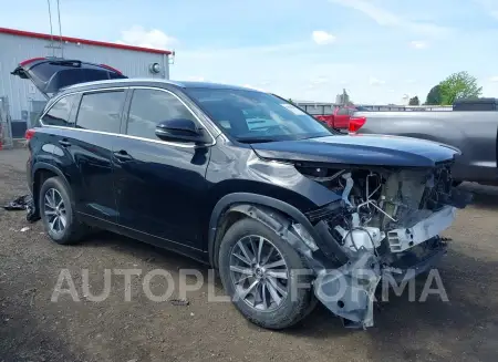 Toyota Highlander 2018 2018 vin 5TDJZRFH5JS542947 from auto auction Iaai