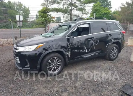 TOYOTA HIGHLANDER 2019 vin 5TDJZRFH8KS972960 from auto auction Iaai