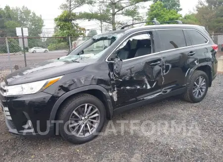 TOYOTA HIGHLANDER 2019 vin 5TDJZRFH8KS972960 from auto auction Iaai