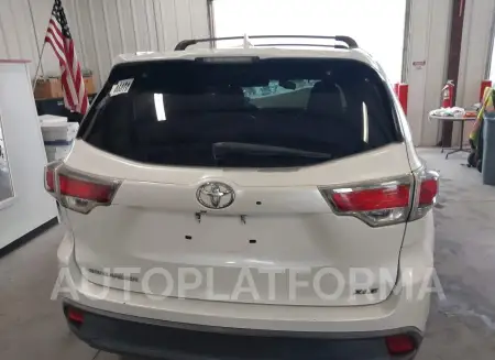 TOYOTA HIGHLANDER 2015 vin 5TDKKRFH9FS071644 from auto auction Iaai