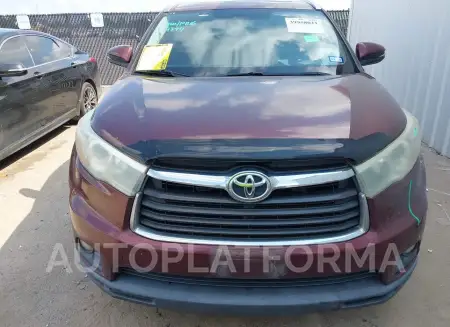 TOYOTA HIGHLANDER 2015 vin 5TDKKRFHXFS044162 from auto auction Iaai