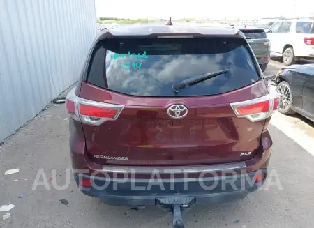 TOYOTA HIGHLANDER 2015 vin 5TDKKRFHXFS044162 from auto auction Iaai