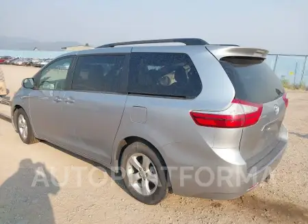 TOYOTA SIENNA 2017 vin 5TDKZ3DC0HS874703 from auto auction Iaai