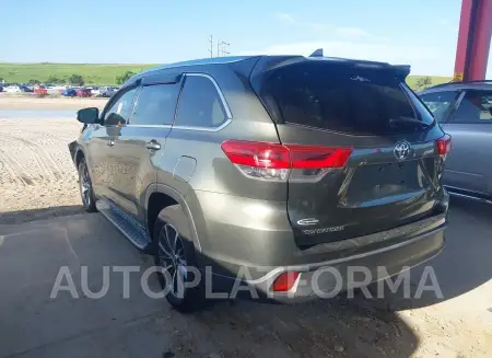 TOYOTA HIGHLANDER 2018 vin 5TDKZRFH3JS250458 from auto auction Iaai