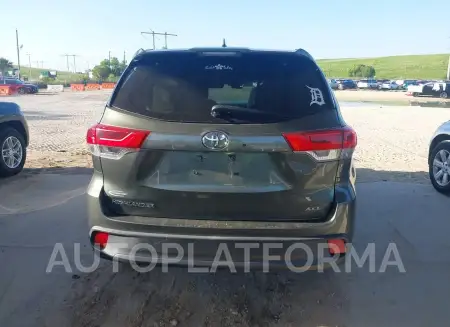 TOYOTA HIGHLANDER 2018 vin 5TDKZRFH3JS250458 from auto auction Iaai