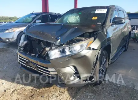 TOYOTA HIGHLANDER 2018 vin 5TDKZRFH3JS250458 from auto auction Iaai