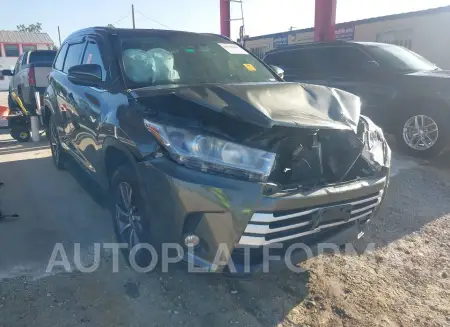 Toyota Highlander 2018 2018 vin 5TDKZRFH3JS250458 from auto auction Iaai