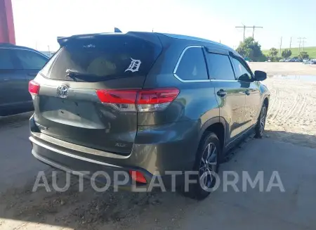 TOYOTA HIGHLANDER 2018 vin 5TDKZRFH3JS250458 from auto auction Iaai