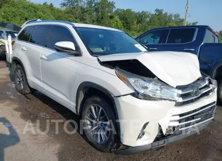 Toyota Highlander 2018 2018 vin 5TDKZRFH9JS279320 from auto auction Iaai