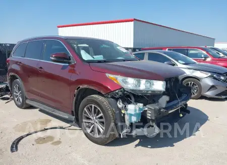 Toyota Highlander 2017 2017 vin 5TDKZRFHXHS232338 from auto auction Iaai