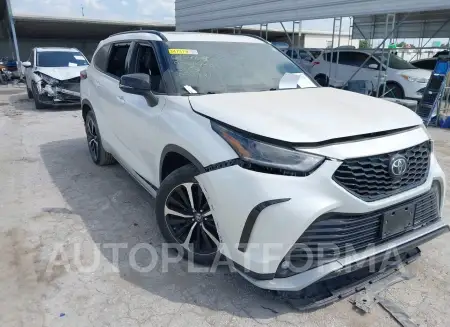 TOYOTA HIGHLANDER 2021 vin 5TDLZRAH0MS050881 from auto auction Iaai