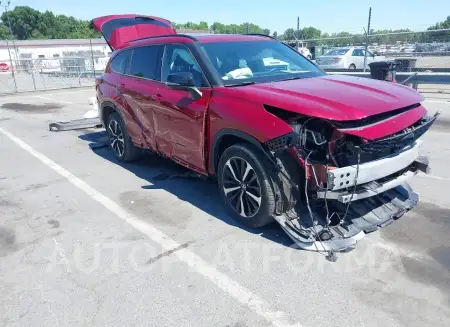 TOYOTA HIGHLANDER 2022 vin 5TDLZRAH0NS109882 from auto auction Iaai