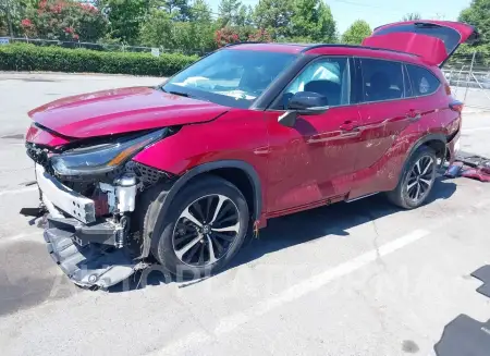 TOYOTA HIGHLANDER 2022 vin 5TDLZRAH0NS109882 from auto auction Iaai