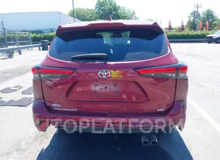 TOYOTA HIGHLANDER 2022 vin 5TDLZRAH0NS109882 from auto auction Iaai