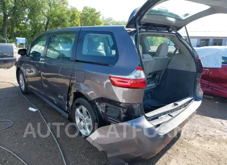 TOYOTA SIENNA 2017 vin 5TDZZ3DC6HS837816 from auto auction Iaai