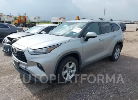 TOYOTA HIGHLANDER 2020 vin 5TDZZRAH2LS015784 from auto auction Iaai