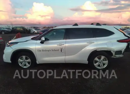 TOYOTA HIGHLANDER 2022 vin 5TDZZRAH3NS558791 from auto auction Iaai