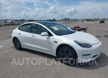 Tesla Model 3 2021 2021 vin 5YJ3E1EA4MF046458 from auto auction Iaai