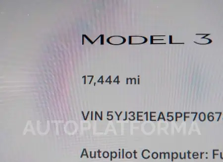 TESLA MODEL 3 2023 vin 5YJ3E1EA5PF706785 from auto auction Iaai