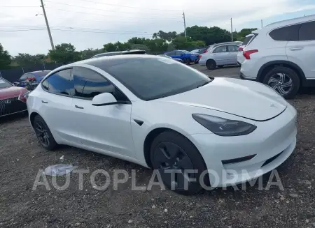 TESLA MODEL 3 2023 vin 5YJ3E1EA6PF570456 from auto auction Iaai