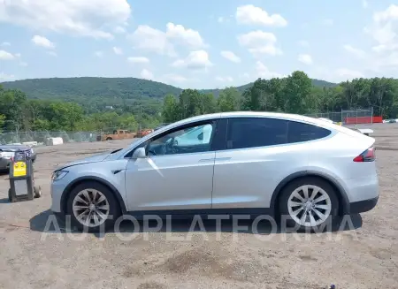 TESLA MODEL X 2017 vin 5YJXCDE23HF067843 from auto auction Iaai