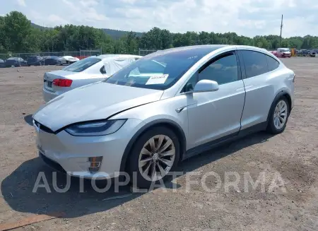 TESLA MODEL X 2017 vin 5YJXCDE23HF067843 from auto auction Iaai