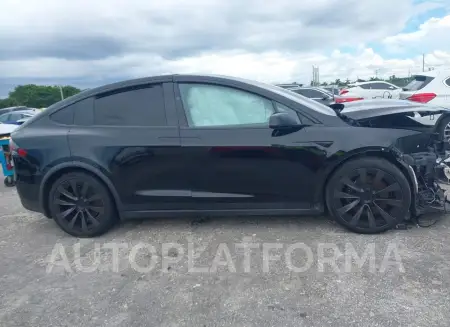 TESLA MODEL X 2022 vin 7SAXCBE69NF330021 from auto auction Iaai