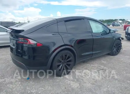 TESLA MODEL X 2022 vin 7SAXCBE69NF330021 from auto auction Iaai