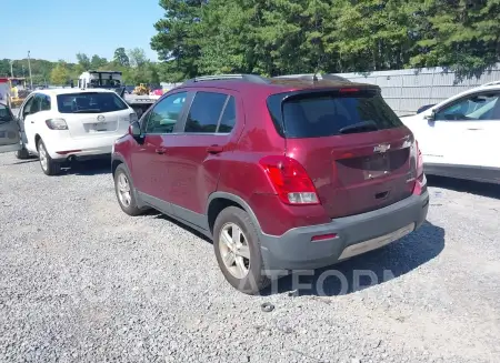 CHEVROLET TRAX 2016 vin 3GNCJLSB9GL228643 from auto auction Iaai