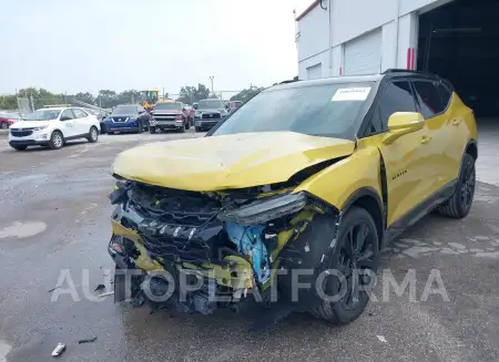 CHEVROLET BLAZER 2022 vin 3GNKBERS1NS141588 from auto auction Iaai