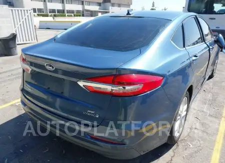 FORD FUSION HYBRID 2019 vin 3FA6P0LU7KR100559 from auto auction Iaai