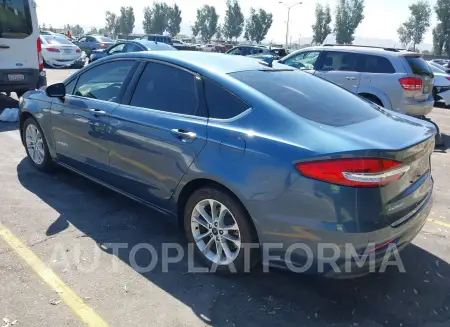 FORD FUSION HYBRID 2019 vin 3FA6P0LU7KR100559 from auto auction Iaai