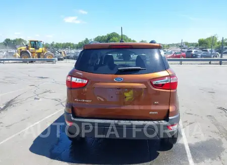 FORD ECOSPORT 2019 vin MAJ6S3GL7KC258710 from auto auction Iaai