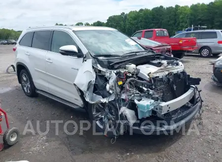 Toyota Highlander Hybrid 2017 2017 vin 5TDDGRFH0HS033488 from auto auction Iaai