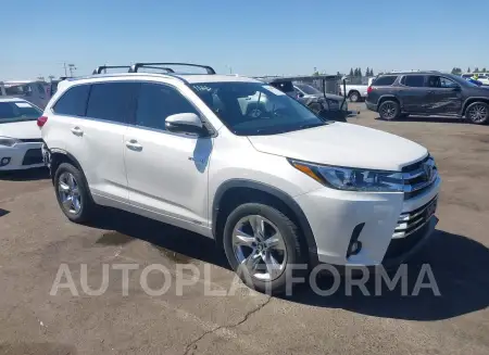 Toyota Highlander Hybrid 2019 2019 vin 5TDDGRFH2KS072283 from auto auction Iaai