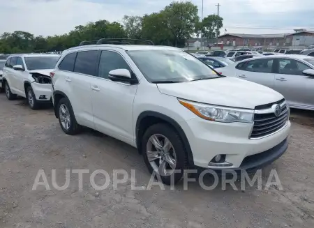 Toyota Highlander 2016 2016 vin 5TDDKRFH3GS241183 from auto auction Iaai