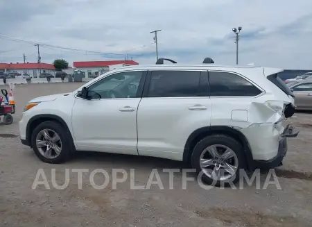 TOYOTA HIGHLANDER 2016 vin 5TDDKRFH3GS241183 from auto auction Iaai