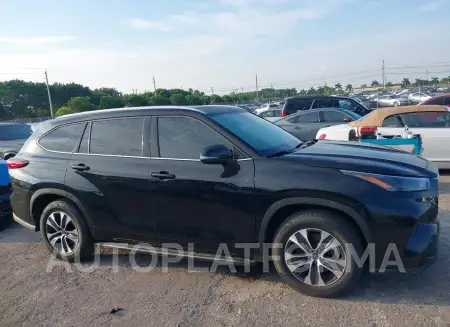 TOYOTA HIGHLANDER 2022 vin 5TDGZRAH4NS134821 from auto auction Iaai