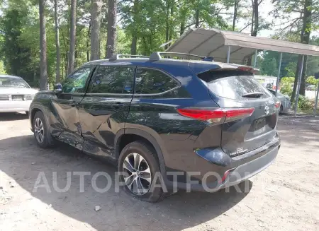 TOYOTA HIGHLANDER 2021 vin 5TDGZRBH0MS541144 from auto auction Iaai