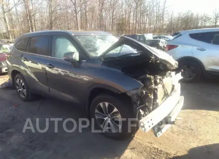 TOYOTA HIGHLANDER 2021 vin 5TDGZRBH9MS126811 from auto auction Iaai