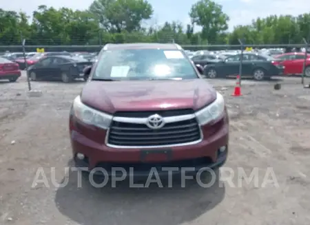 TOYOTA HIGHLANDER 2016 vin 5TDJKRFH5GS308417 from auto auction Iaai