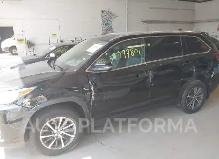 TOYOTA HIGHLANDER 2019 vin 5TDJZRFH0KS596285 from auto auction Iaai