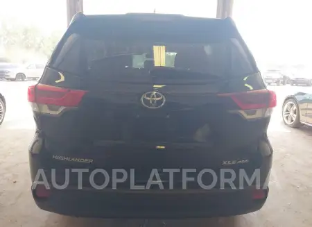 TOYOTA HIGHLANDER 2019 vin 5TDJZRFH0KS596285 from auto auction Iaai