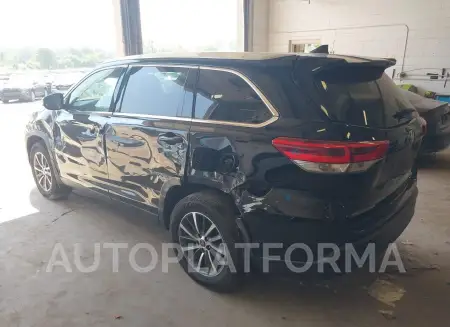 TOYOTA HIGHLANDER 2019 vin 5TDJZRFH0KS596285 from auto auction Iaai