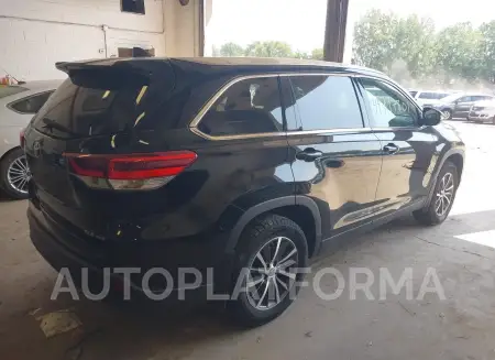 TOYOTA HIGHLANDER 2019 vin 5TDJZRFH0KS596285 from auto auction Iaai