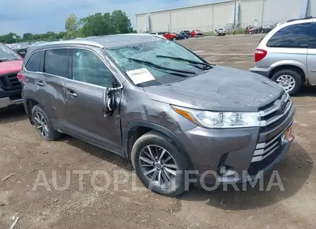 TOYOTA HIGHLANDER 2019 vin 5TDJZRFH2KS927304 from auto auction Iaai