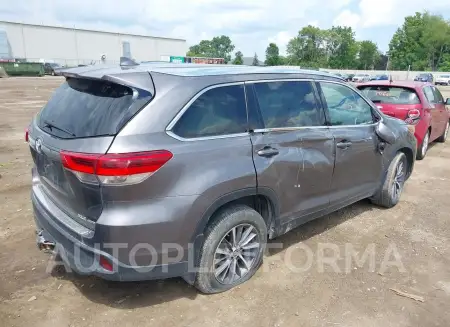 TOYOTA HIGHLANDER 2019 vin 5TDJZRFH2KS927304 from auto auction Iaai